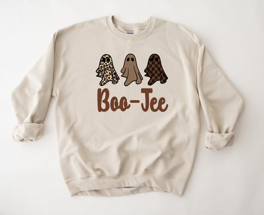 Wholesale Boo Jee Graphic Tee - Tan Tee