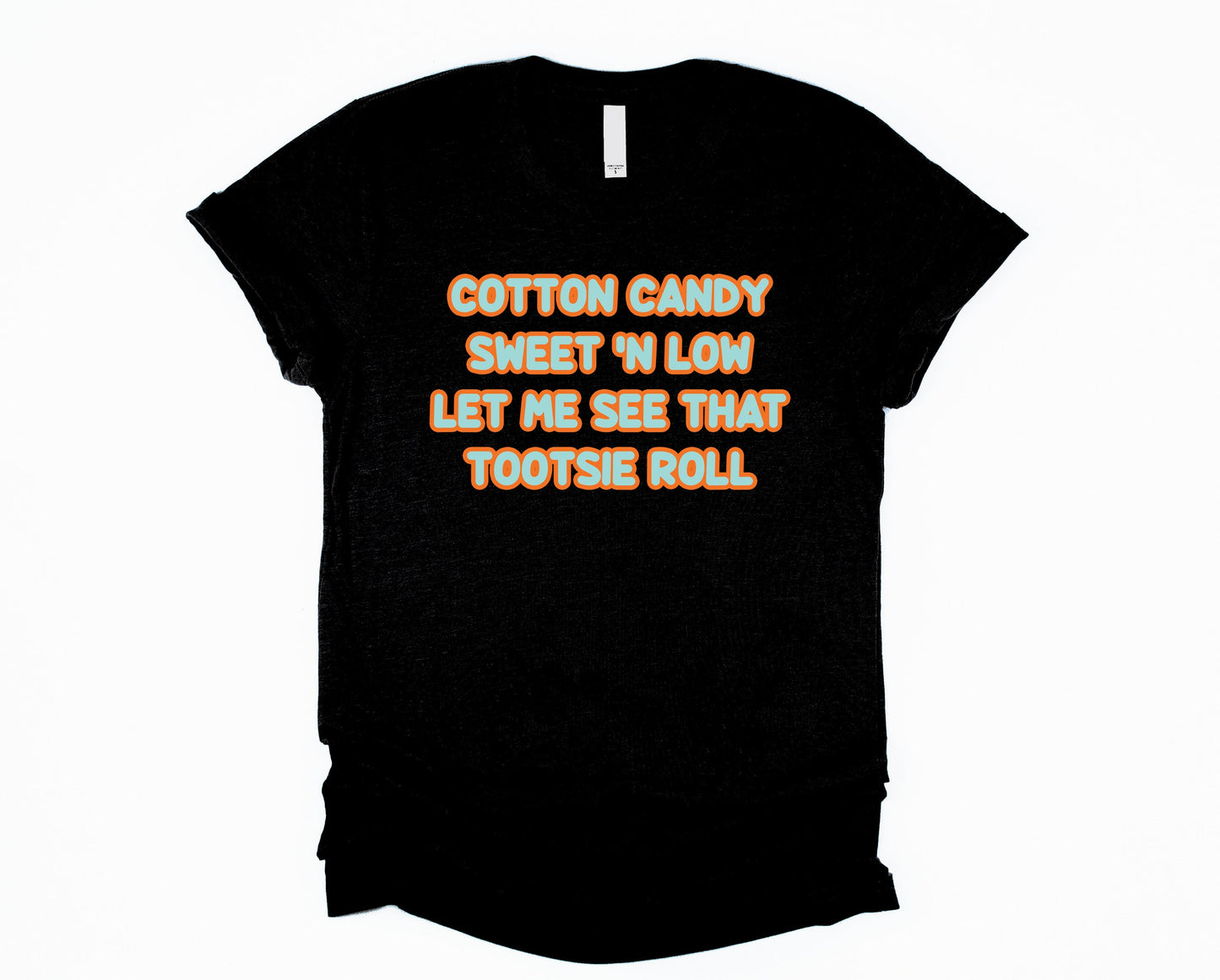 Wholesale Cotton Candy Graphic Tee - White