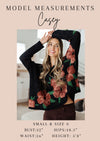 Tropical Print Gauze Kimono - Milk Tea