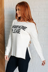 Champagne Please Lightweight Sweater