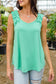 Cherry Girl Tank in Green