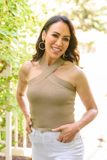  Crossways Halter Top