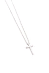 Dainty Silver Cross Necklace