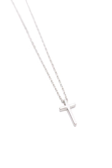  Dainty Silver Cross Necklace