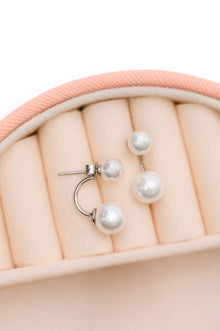  Double Pearl Stud Earrings