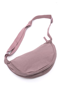  Essentially Everything Round Mini Crossbody Bag in Lavender