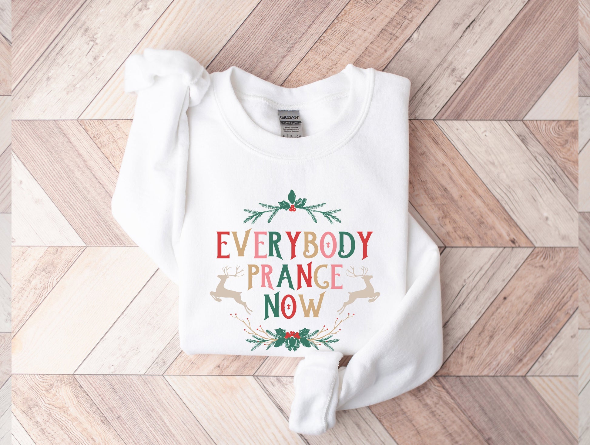Wholesale Everybody Prance Now Graphic Tee - Navy Sweatshirt