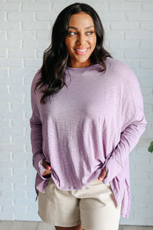  Face It Together Step Hem Pullover