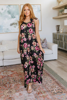  Fortuitous in Floral Maxi Dress