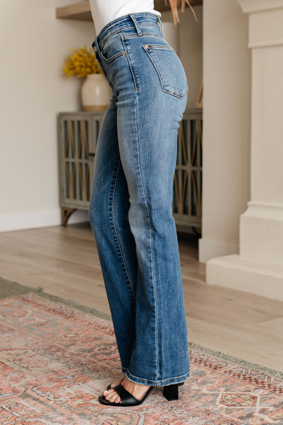 Genevieve Mid Rise Vintage Bootcut Jeans