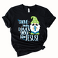 Wholesale Gnome Body Graphic Tee - Black