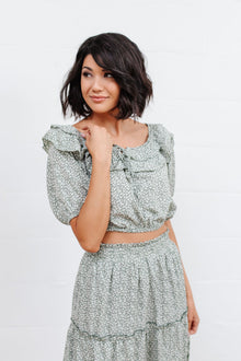  Golden Hour Top in Sage