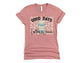 Wholesale Good Days Begin with Coffee & Jesus Graphic Tee - Mauve Tee
