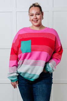  Gradual Feelings Striped Sweater