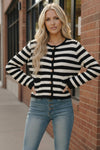 The Parisian Stripe Cardigan