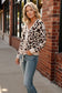 Leopard Love Lace-Up Cardigan