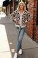 Leopard Love Lace-Up Cardigan