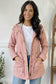 Blush & Go Utility Lined Snap Close Jacket