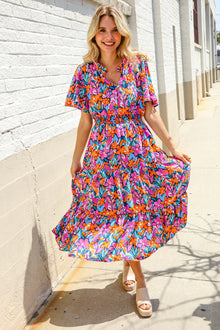  Follow Me Floral Dress