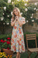 Sunny and Bright Floral Midi Dress