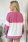 Rosy Garden Getaway Color Block Top