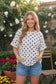 Dot to Dot Polka Print Boxy Tee