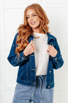  Have We Met Oversized Denim Jacket