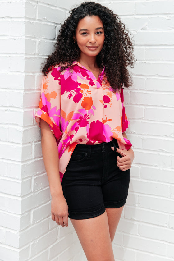 Hazy Cosmic Jive Relaxed Blouse