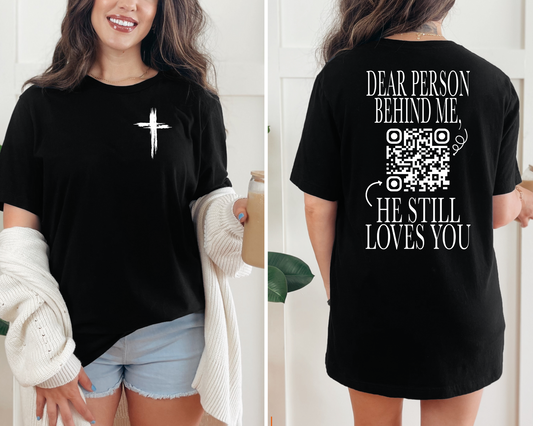 Wholesale He Still Loves You Graphic Tee - Black Tee