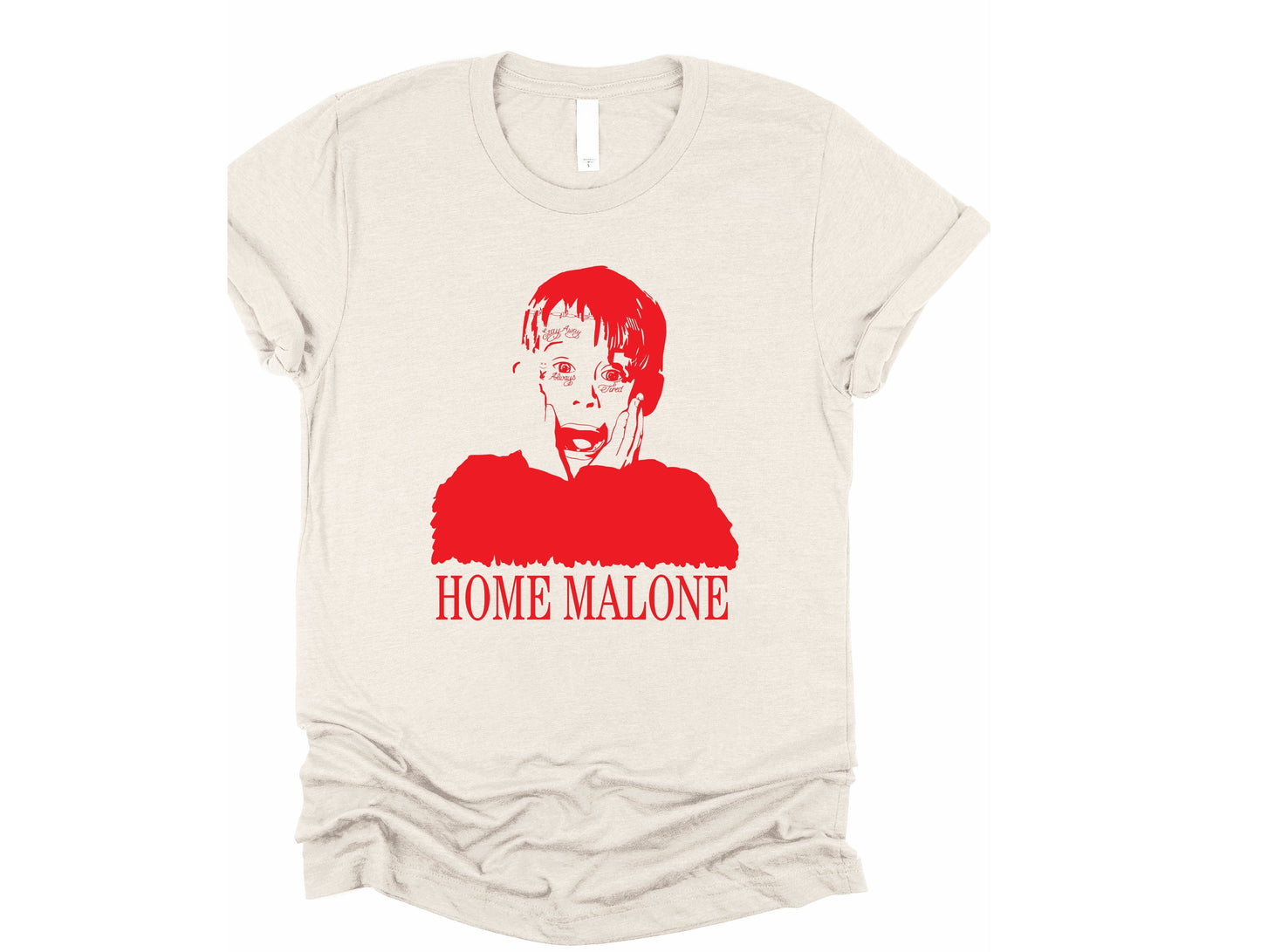 Wholesale Home Malone Graphic Tee - White Tee