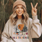 Wholesale Hallothanksmas Graphic Tee - Grey Tee