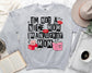 Wholesale I'm a Naughty Mom Graphic Tee - Grey Sweatshirt