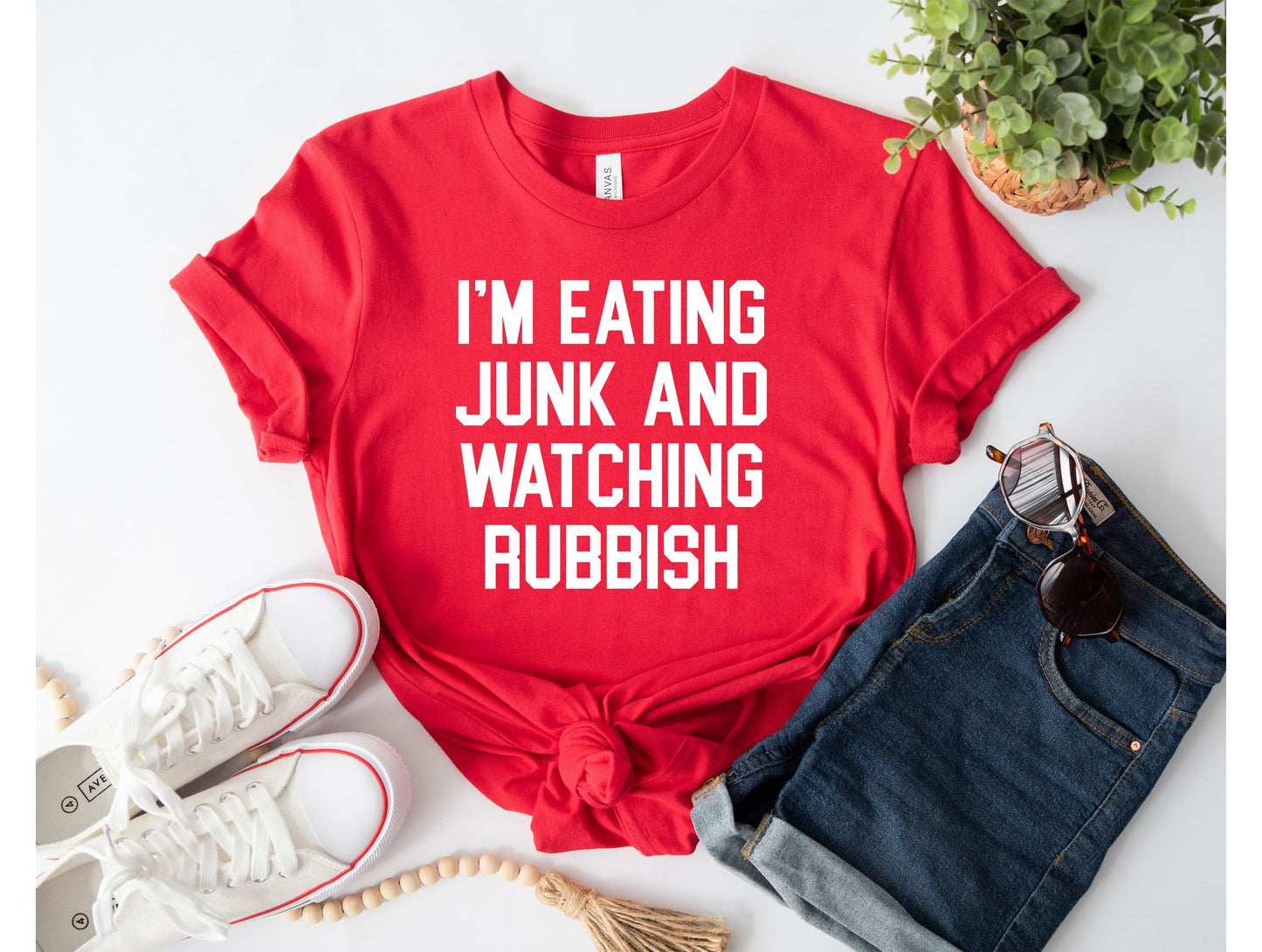 Wholesale I'm Eating Junk and Watching Rubbish Graphic Tee - Black Sweatshirt