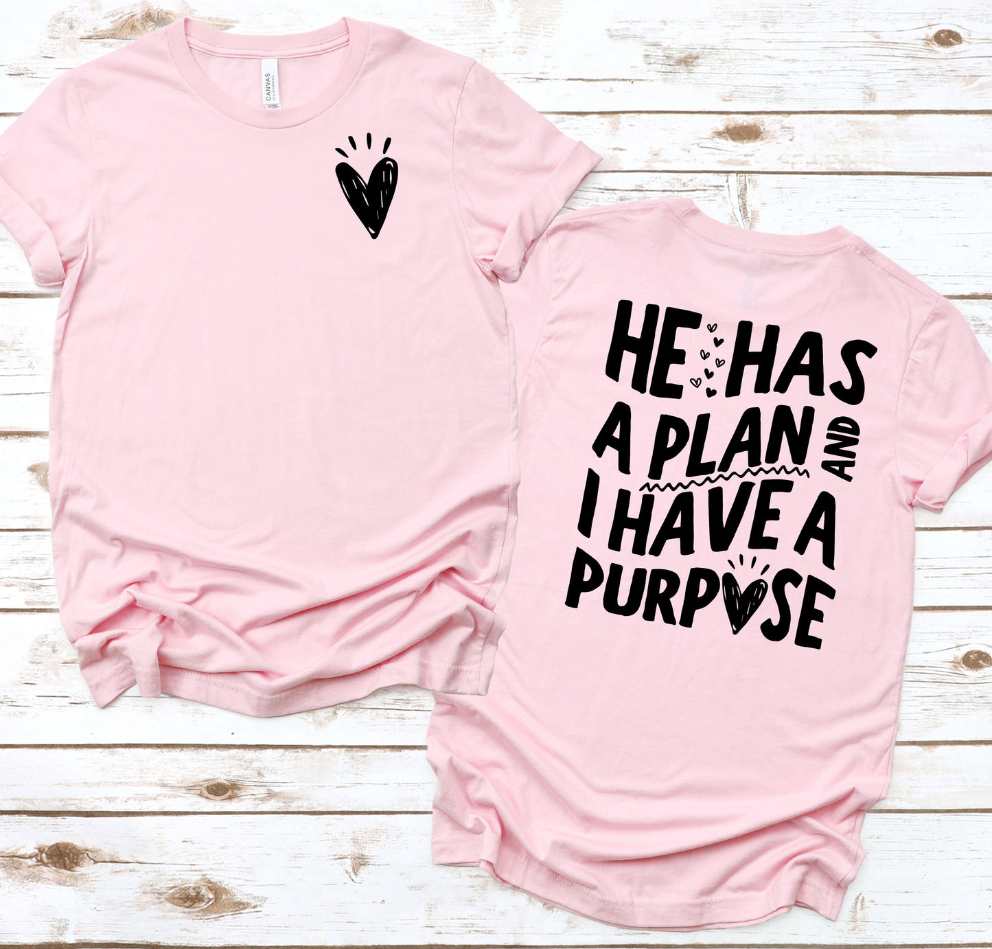 Wholesale I Have a Purpose Graphic Tee - Grey