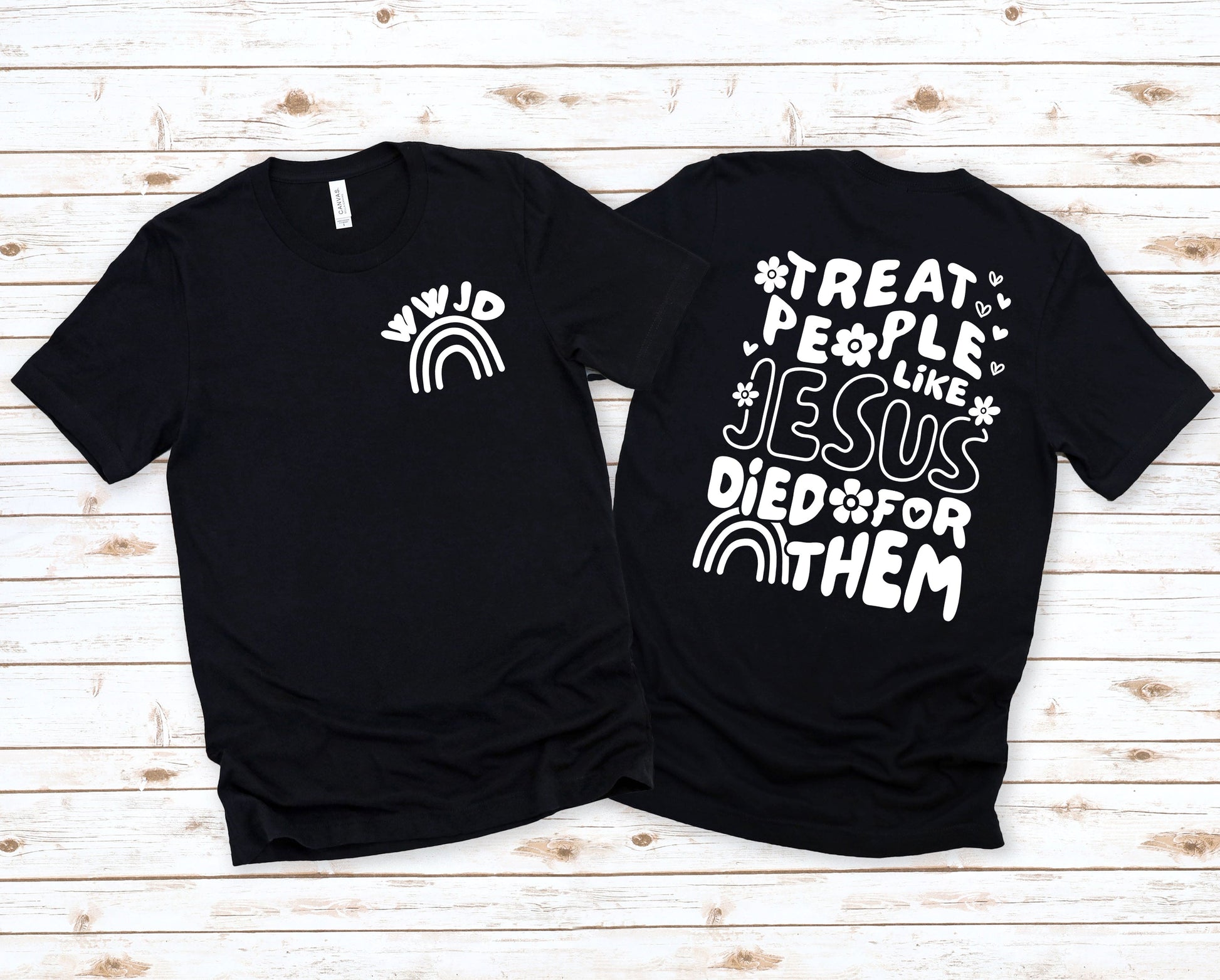 Wholesale Jesus Died For Them Graphic Tee - Black