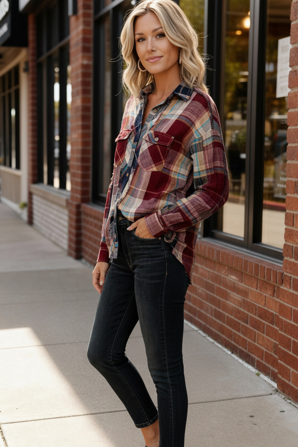 Rustic Remix Flannel Top