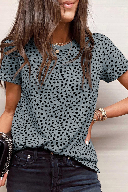 Gray Cheetah Tee