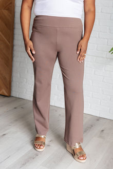  Magic Straight Pants in Dark Mocha