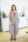Modern Stripes Sleeveless Jumpsuit
