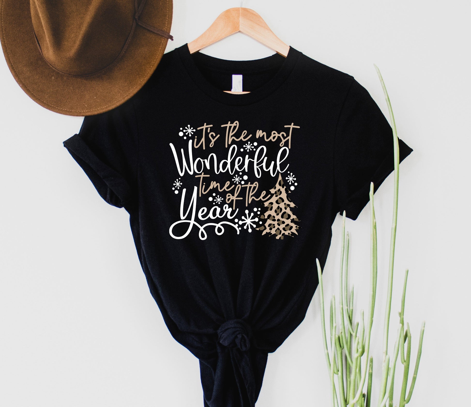 Wholesale Most Wonderful Time of the Year Graphic Tee - Black
