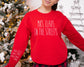 Wholesale Mrs. Claus in the Streets Graphic Tee - Black Long Sleeve