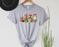 Wholesale NBC Christmas Coffee Graphic Tee - Grey Long Sleeve
