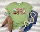 Wholesale NBC Christmas Coffee Graphic Tee - Heather Grey