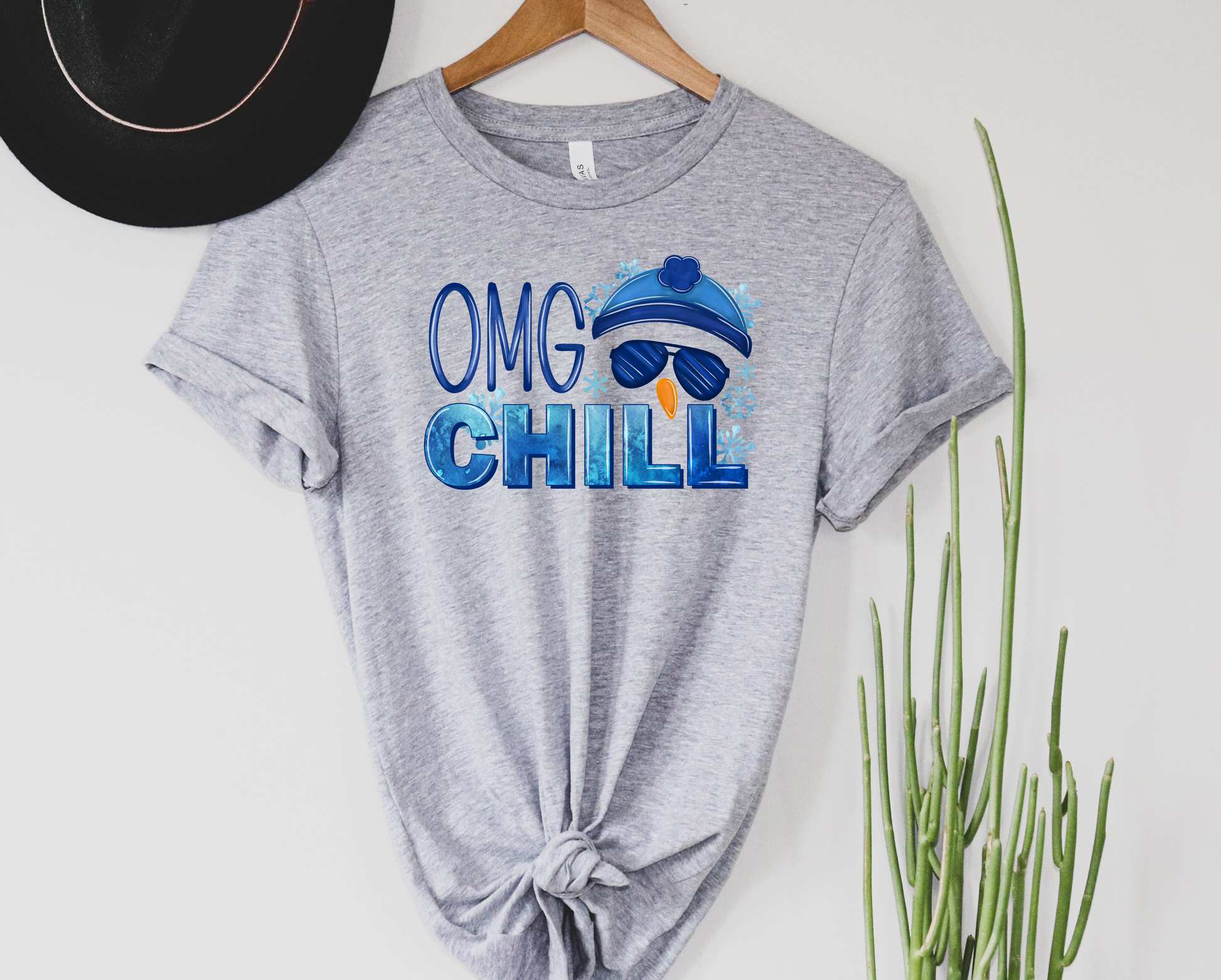 Wholesale OMG Chill Graphic Tee - Mint