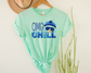 Wholesale OMG Chill Graphic Tee - Mint