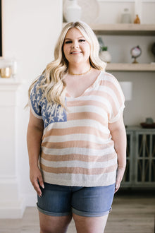  Old Glory Sleeveless Sweater