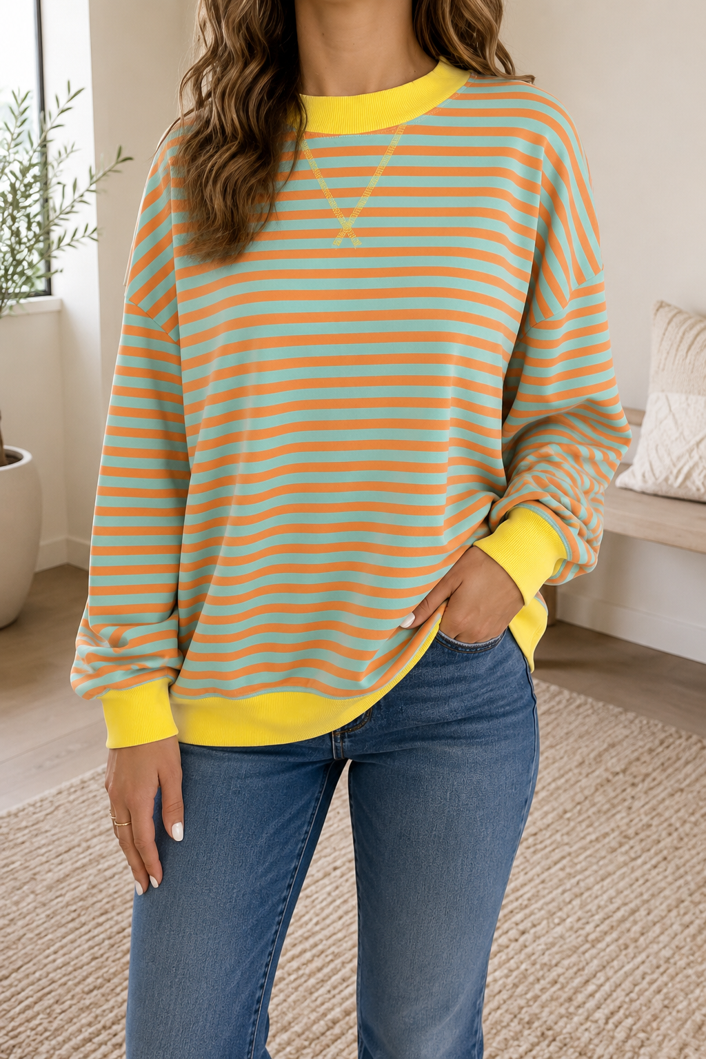 The Seaside Stripe Pullover