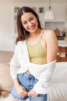  Rendezvous Crop Tank In Mustard