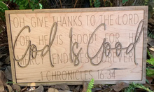  God Is Good Wood Sign