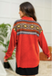 Cozy Cabin Days Sweater in Red